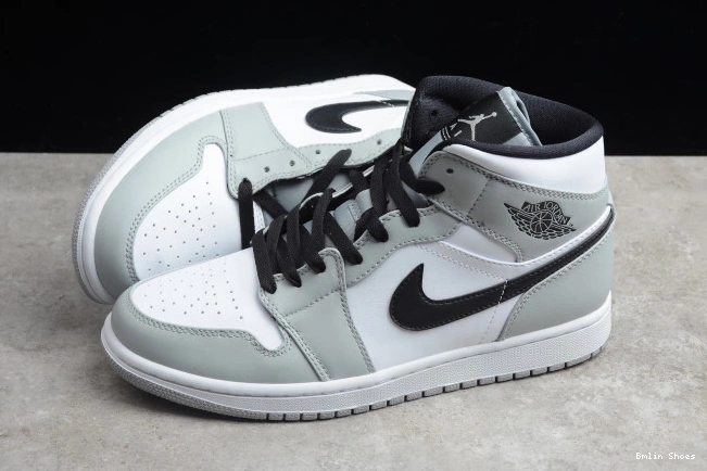Bmlin Light Smoke AIR 1 Jordan Grey 554724-092 Mid 0809